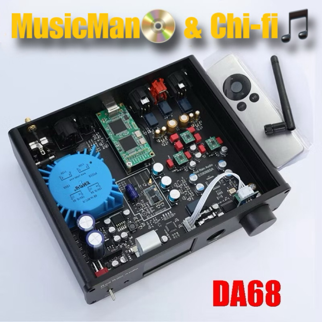 (Lotใหม่ ราคานี้มีจำกัด) Rod rain DA68 Hi end DAC Bluetooth 5.4 ตัวแปลงสัญญาณบลูทูธ บลูทูธ5.4 เสียงด