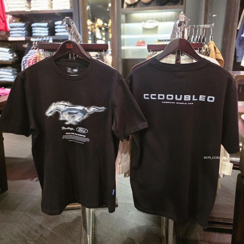 🛍 เสื้อยืด CC DOUBLE O CCOO ผู้ชาย คอลใหม่ล่าสุด ของแท้💯% จัดส่งพร้อมถุงShop