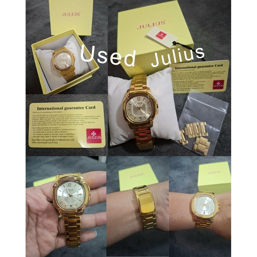 นาฬิกาแบรนด์JULIUSแท้100%รุ่นJA-931มือ2สภาพ99%