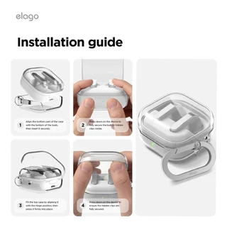 elago Galaxy Buds 4 / 4 Pro Clear Hang Case เคสใส ลิขสิทธิ์แท้ (สินค้าพร้อมส่ง)