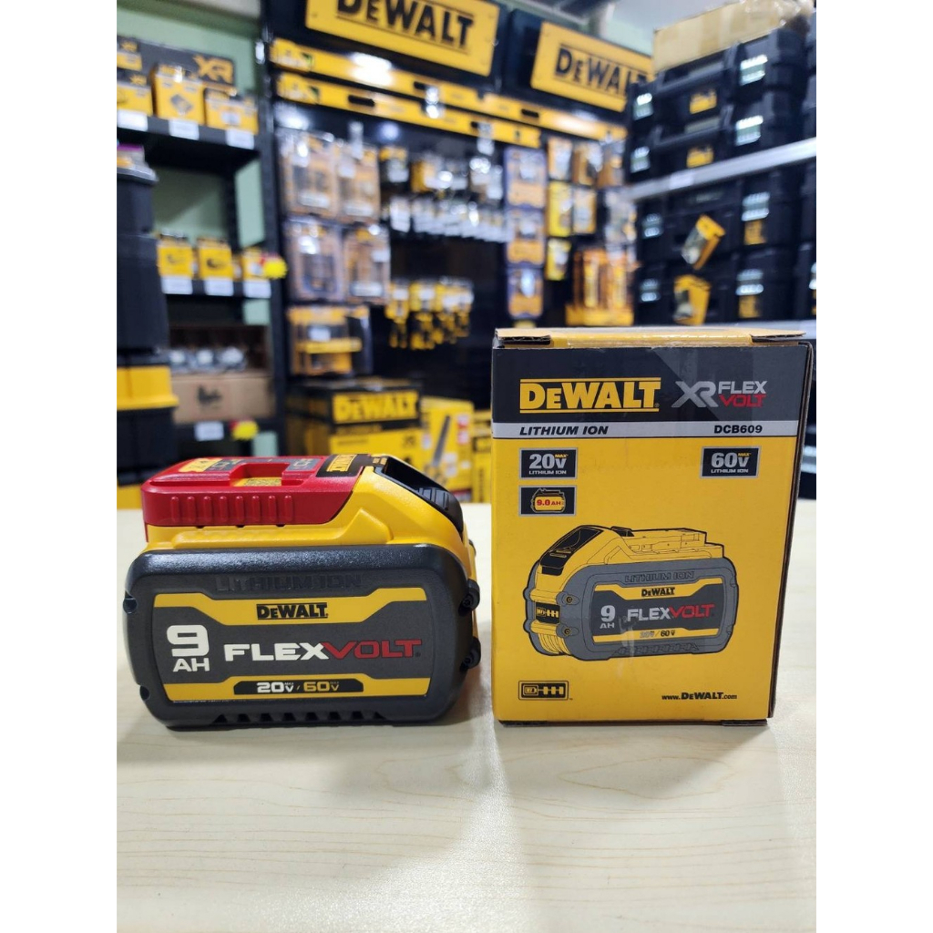 DEWALT แบตเตอรี่ Flexvolt 60 โวลต์ 9 Ah รุ่น DCB609-B1
