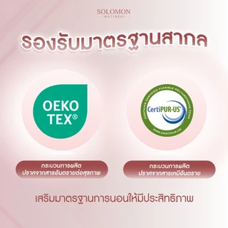 Solomon ที่นอนออโต้พ็อกเก็ตสปริง รุ่น Kiss Me หนา 9 นิ้ว นุ่มเด้ง หลับลึก ลดแรงสั่นสะเทือน