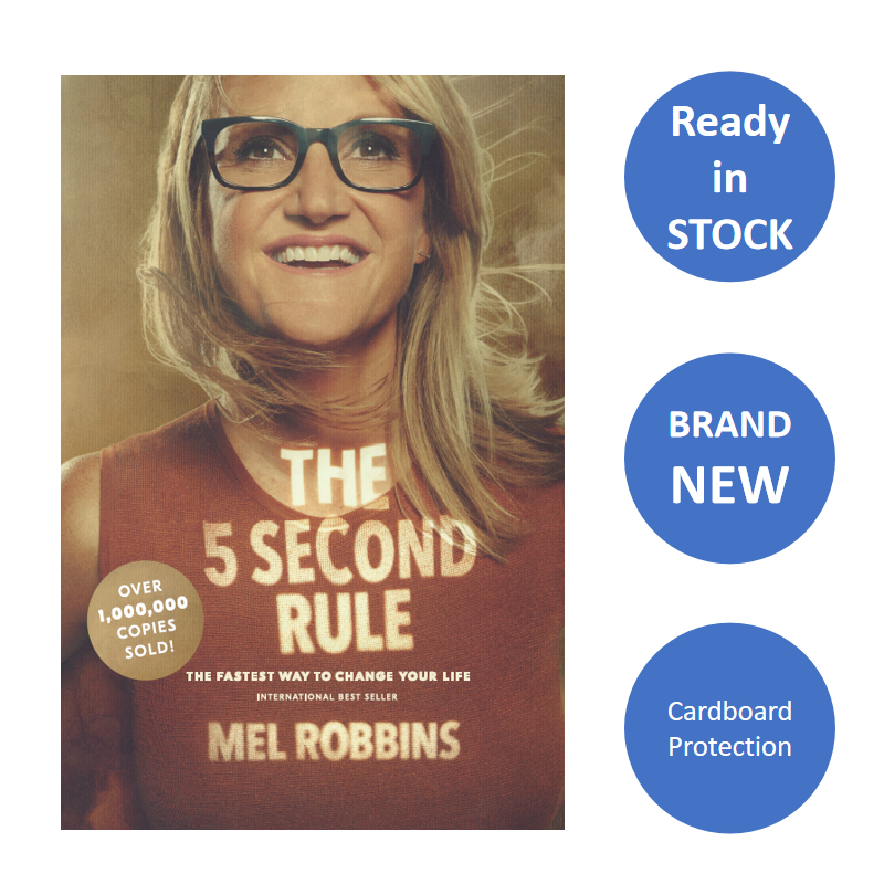 The 5 Second Rule Mel Robbins English Book Bestseller