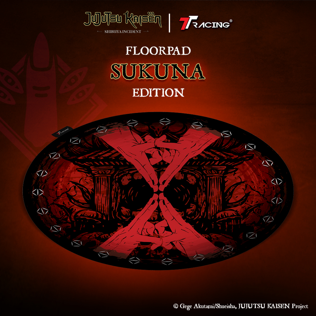 TTRacing Guardian Gaming Floorpad แผ่นรองพื้นสำหรับเล่นเกม - Sukuna Jujutsu Kaisen Edition