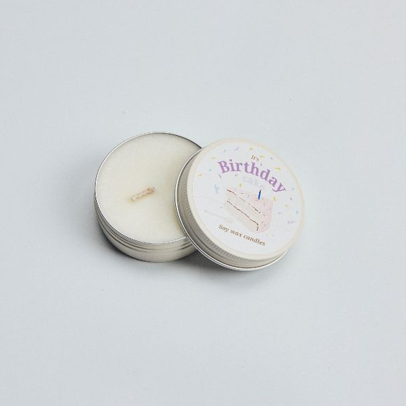 Summerstuff.marine - SOY WAX CANDLES กลิ่น IT'S BIRTHDAY CAKE (60 g) - เทียนหอม เทียนหอมไขถั่วเหลือง