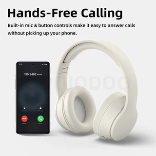 GOOJODOQ Foldable Headphones HiFi Stereo Sound Long Battery Life Multi-mode Playback