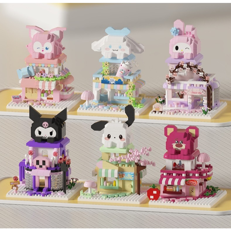 micro block ตัวต่อไมโครบล็อก ร้านค้าการ์ตูน