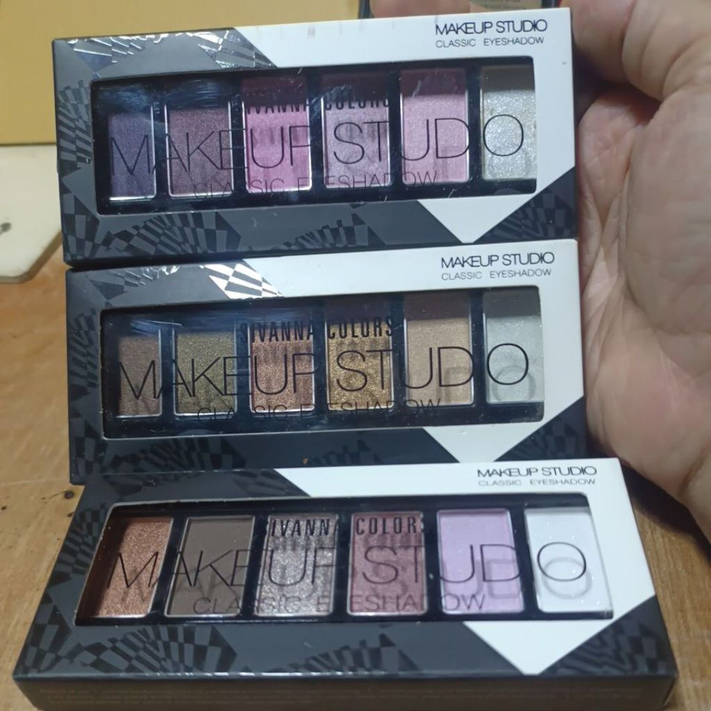 sivanna classic eyeshadow สิวันนา คลาสสิค อายแชโดว์ 6 หลุมเกลี่ยง่ายเนื้อดีสีสวยติดทนนาน