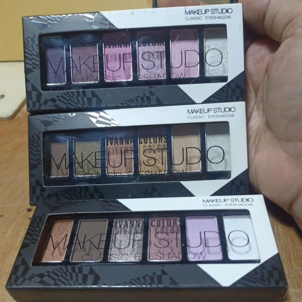 sivanna classic eyeshadow สิวันนา คลาสสิค อายแชโดว์ 6 หลุมเกลี่ยง่ายเนื้อดีสีสวยติดทนนาน