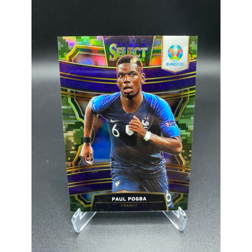 การ์ดฟุตบอล Paul Pogba – 2020 Panini Select UEFA Euro 2020 Terrace Prizm | France 🇫🇷💙 /60