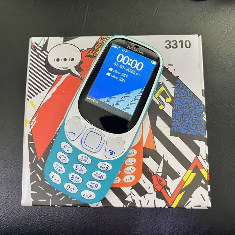 โทรศัพท์มือถือปุ่มกด โนเกีย รุ่น 3310 3G 4G เครื่องใหม่ เเป้นภาษาไทย ปุ่มกดใหญ่ สุดคลาสสิค ใช้งานง่าย