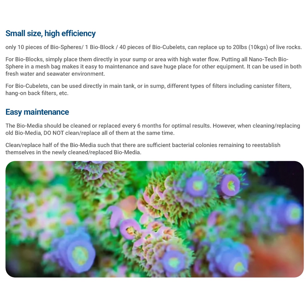 MAXSPECT NANO-TECH CUBELET รุ่นใหม่ 2026 เทคโนโลยี W-BAF ลดของเสียรวดเร็ว bio media Probiotic brick ตู้ ปลาทะเล หินเป็น ราคา ถูกที่สุด ดีลบีเคเค แกลเลอรีภาพที่ 4