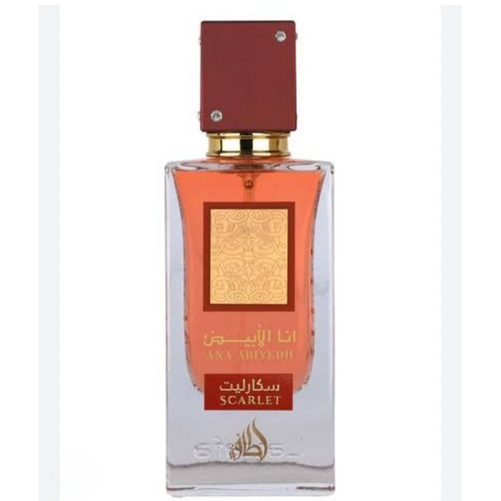 lattafa perfume original arabic perfume ana abiyad scarlette/coral 60ml
