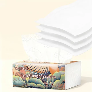 [21ห่อ ] BANPHAI ทิชชู GB/T 20808 Air Cushion Soft Tissue 5 ชั้น 440 แผ่น ทิชชูยกแพ็คส่งฟรี