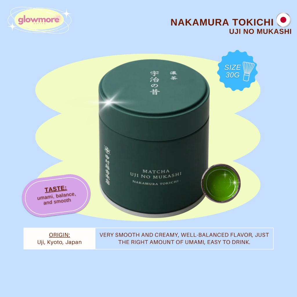 [พร้อมส่ง] Nakamura Tokichi - Matcha Uji-no-Mukashi 30g