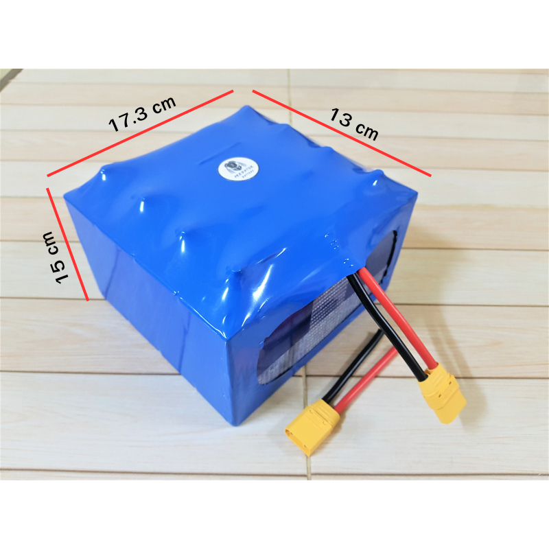 12V 50Ah + BMS 120A Active Balance แบตเตอรี่พร้อมใช้ Lifepo4