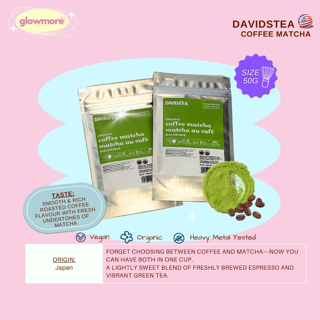 [พร้อมส่ง] DAVIDs - Coffee Matcha 50g