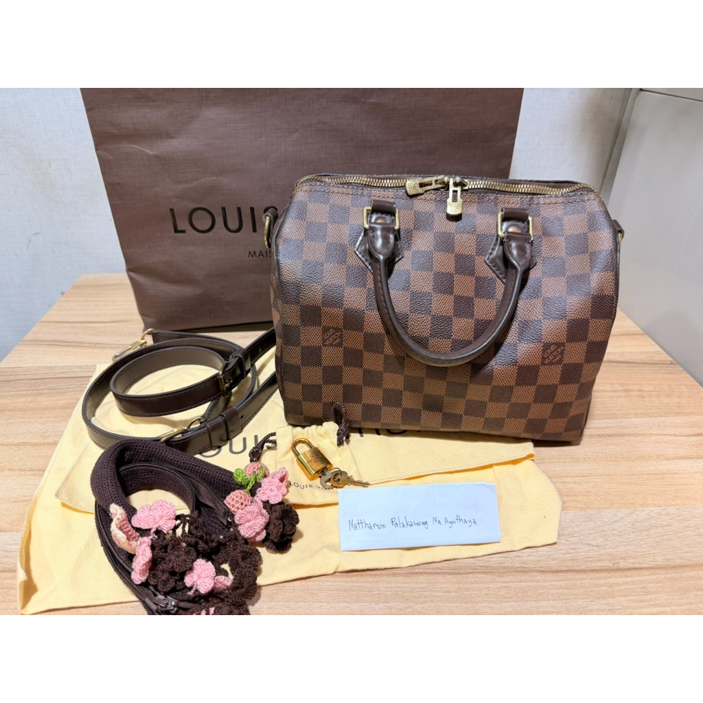 Louis Vuitton Speedy 25 dc15 ของแท้
