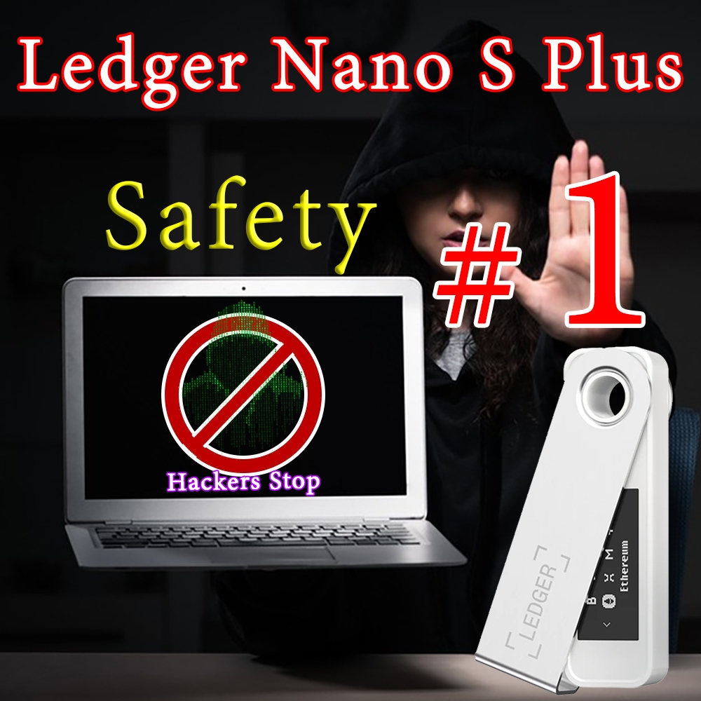 Ledger Nano S Plus Hardware Wallet Crypto Cold Wallet BTC ETH USDT NFT Cold Storage Offline Private 
