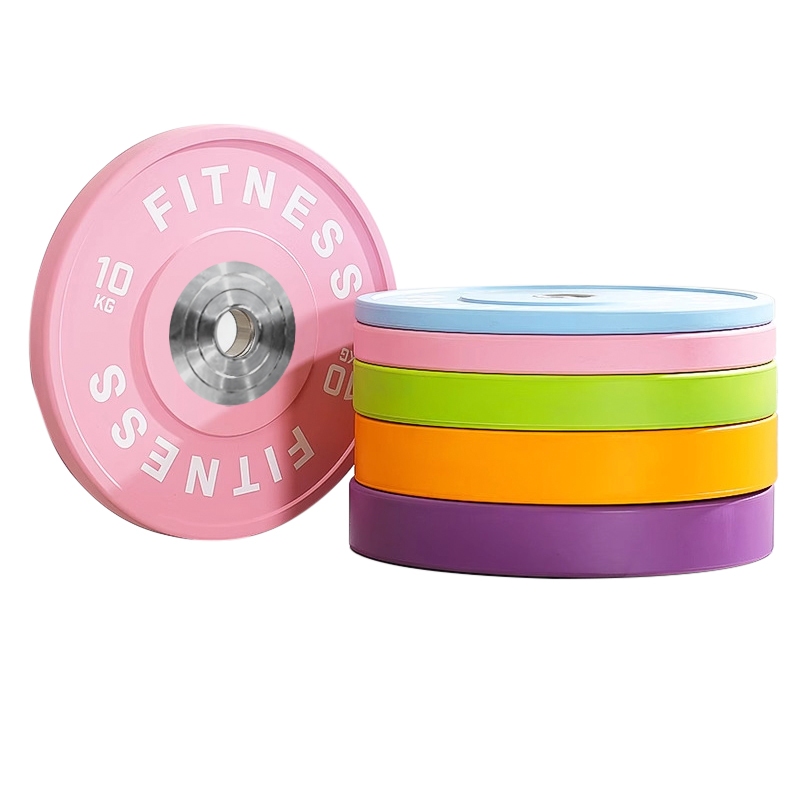 แผ่นน้ำหนัก แผ่นน้ำหนักโอลิมปิก 2นิ้ว แผ่นเพิ่มน้ำหนักบาร์เบล แผ่นยกน้ำหนัก บาร์เบลแผ่นน้ำหนัก