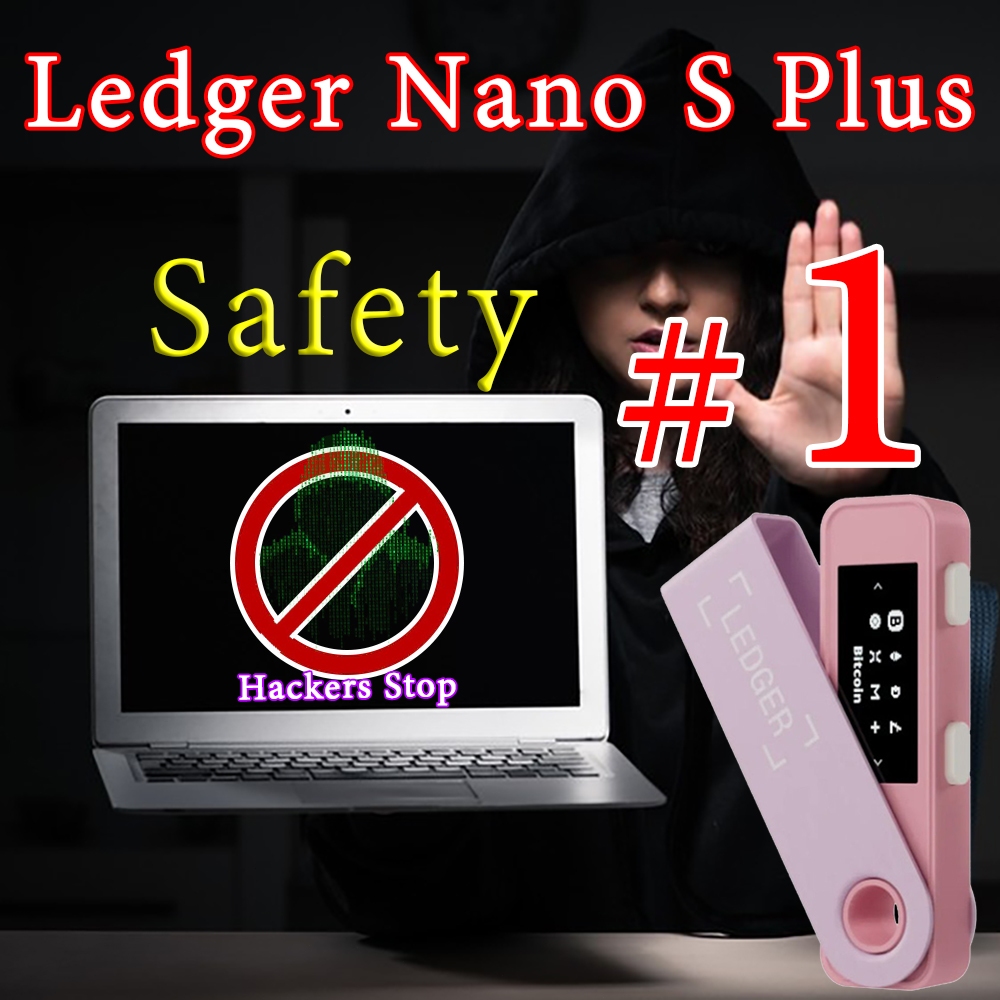 Ledger Nano S Plus Hardware Wallet Crypto Cold Wallet BTC ETH USDT NFT Cold Storage Offline Private 