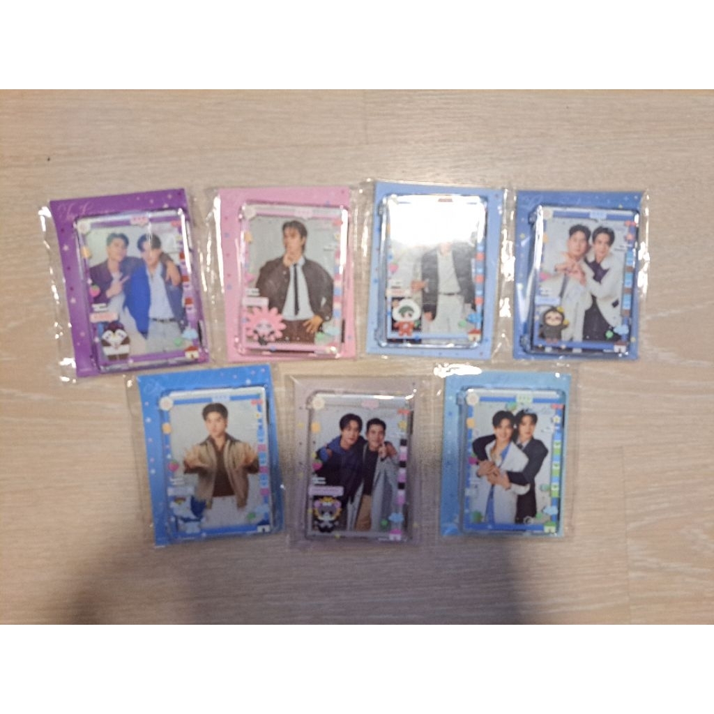 gmmtv acrylic magnatic card holder with photo card แม็กเซฟงานสนามอ่านเล่น