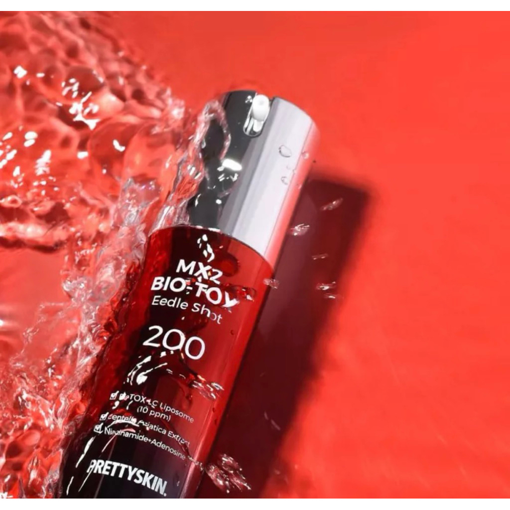 แท้💯🇰🇷PRETTYSKIN MX2 BIO-TOX Eedle shot200ขนาด33g.หมดอายุ8/8/27