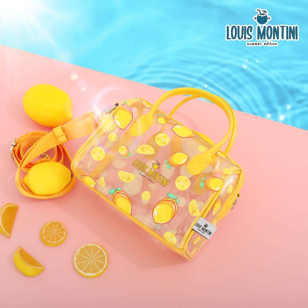 [สินค้าลดราคาพิเศษ] Louis Montini (Summer Edition) กระเป๋าใสกันน้ำ กระเป๋า PVC SUM12 ราคา ถูกที่สุด ดีลบีเคเค แกลเลอรีภาพที่ 6