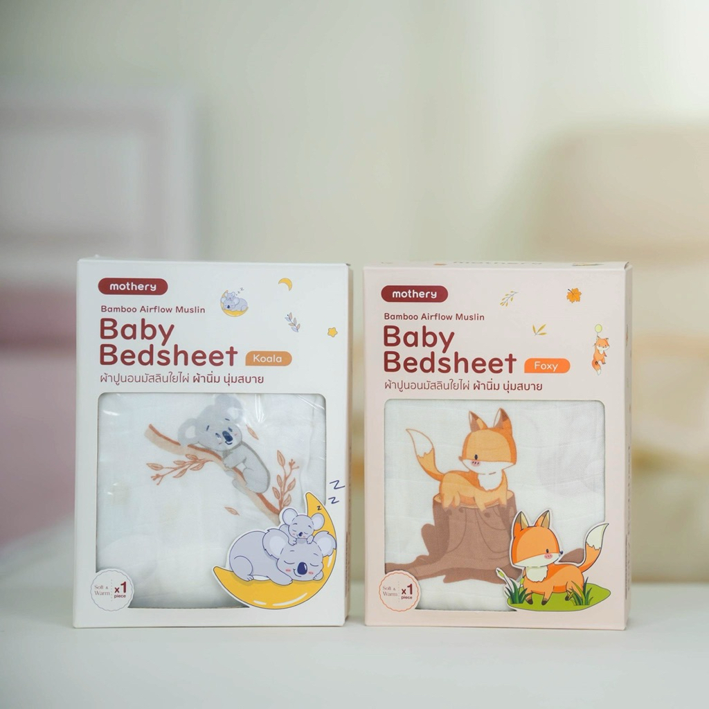 [Bebeplay] Mothery ผ้าปูที่นอนเด็ก ขนาด60*120 (Mothery Baby Mattress )