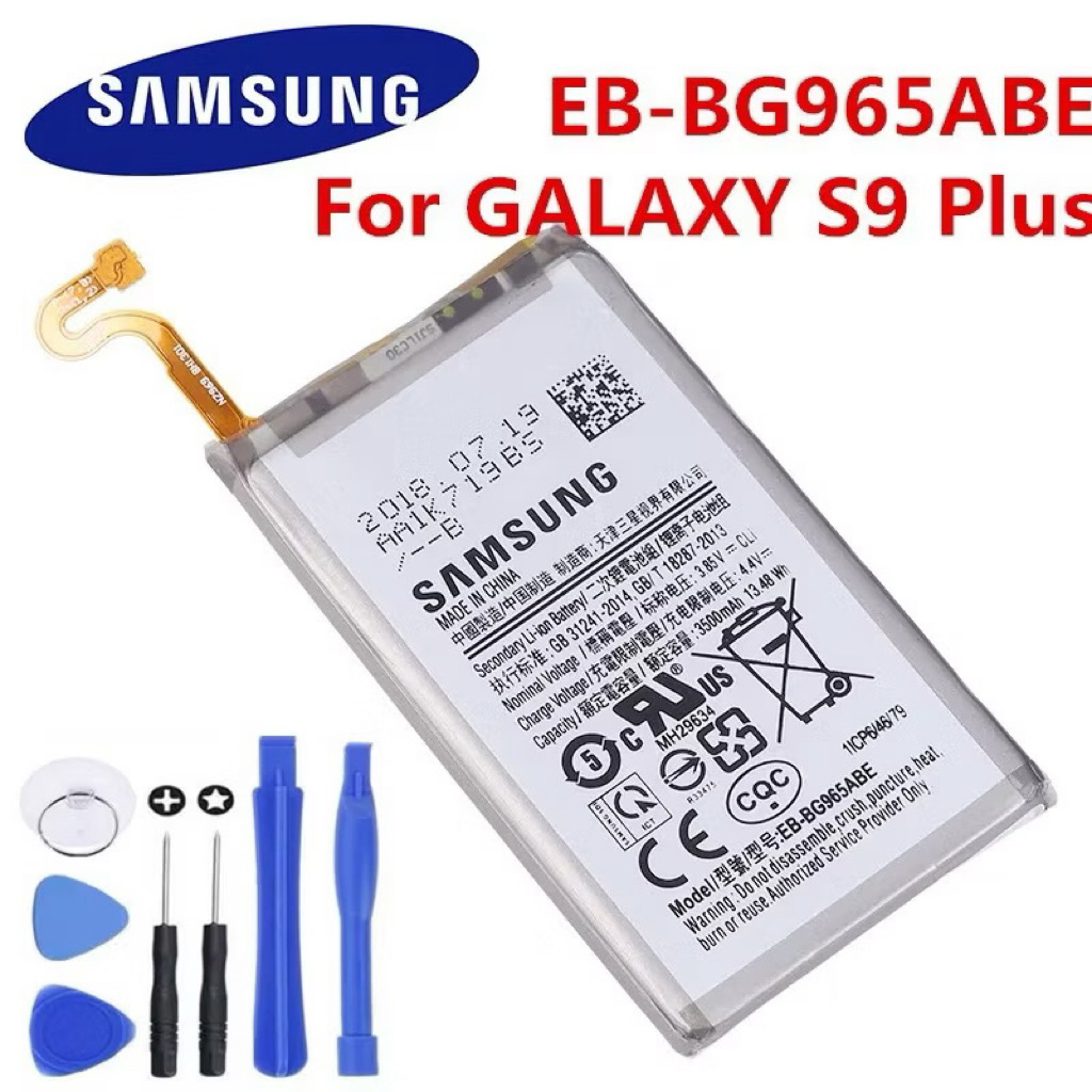 SAMSUNG Original EB-BG965ABEแบตเตอรี่3500MAhสำหรับSamsung Galaxy S9 Plus SM-G965F G965F/DS G965U G96