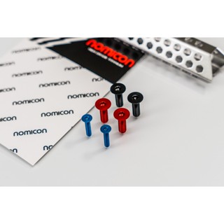 7075 น็อตอลูมิเนียมหัวเตเปอร์ M4 M5 M6 nomicon