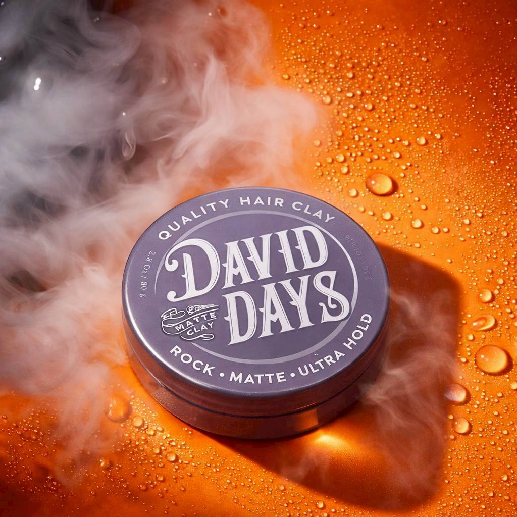 DAVID DAYS เดวิด เดส์ ร็อค แมท อัลตร้า โฮลด์ เคลย์ สูตรด้าน 80 กรัม