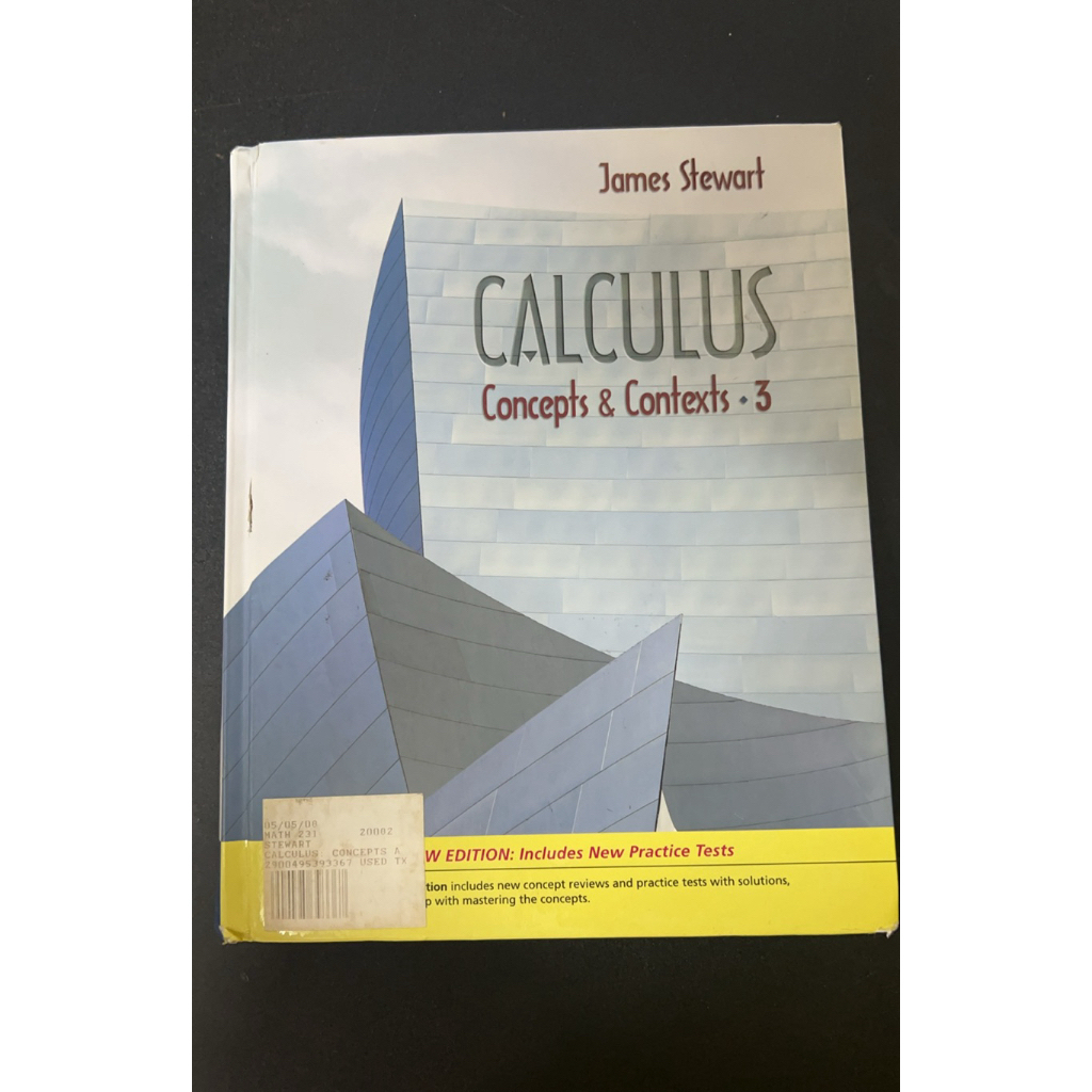 CALCULUS Concepts & Contexts james stewart มือสอง