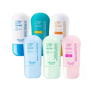 MizuMi UV Water - Set DUO ครีมกันแดดจับคู่ 2 สูตร เนื้อเบาสบาย ซึมไว ไม่เหนอะหนะ