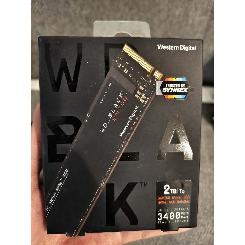 WD BLACK SN750 2TB PCIe/NVMe M.2 2280