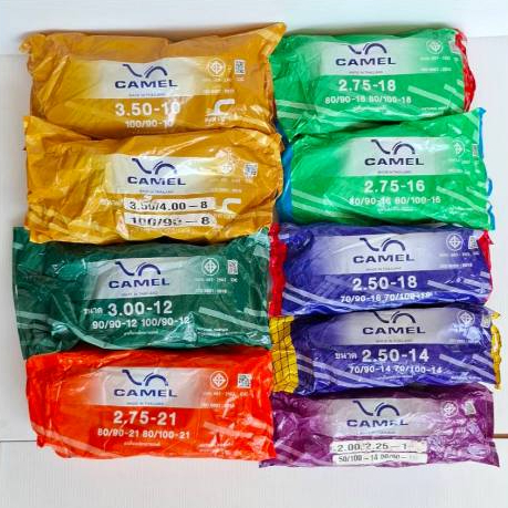 ยางในสำหรับรถมอเตอร์ไซค์ ยางใน CAMEL 3.50(100/90) -ขอบ 10