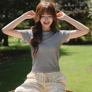 88story.th - Lucy top พร้อมส่ง เสื้อยืดเย็บระบาย (มีหลายแบบ)