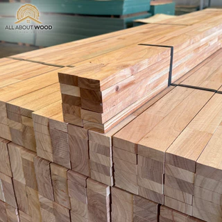 ไม้โครงสะเดาจ๊อยท์Finger Joint ขนาด 1" x 2" ( 17 x 42 mm.) ยาว 50 cm. / 200 cm.งานไม้แท้ 1 มัด 10 เส้น | All About Wood