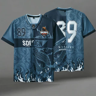 เสื้อกีฬา รุ่นใหม่ 2026 เสื้อเจอร์ซีย์ คอวี เสื้อยืดแขนสั้น เนื้อผ้าดี JERSEY