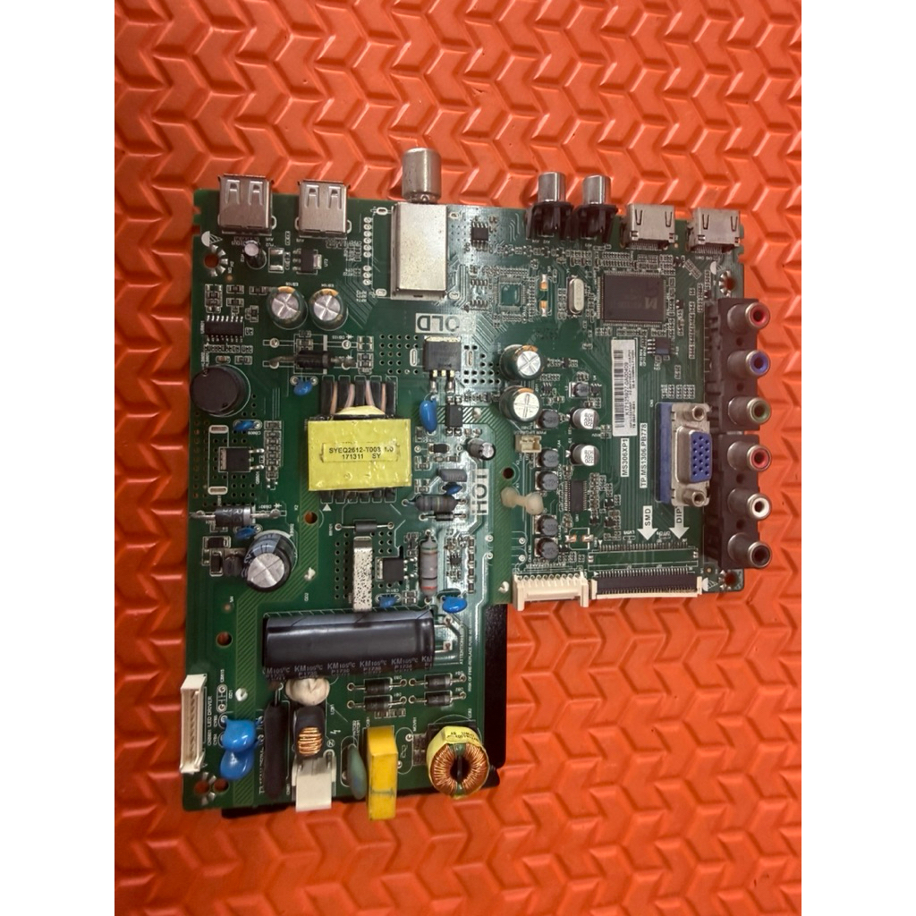 เมนบอร์ดทีวี TCL รุ่น 32D2910/29D2910 พาสบอร์ด TP.MS1306.PB778