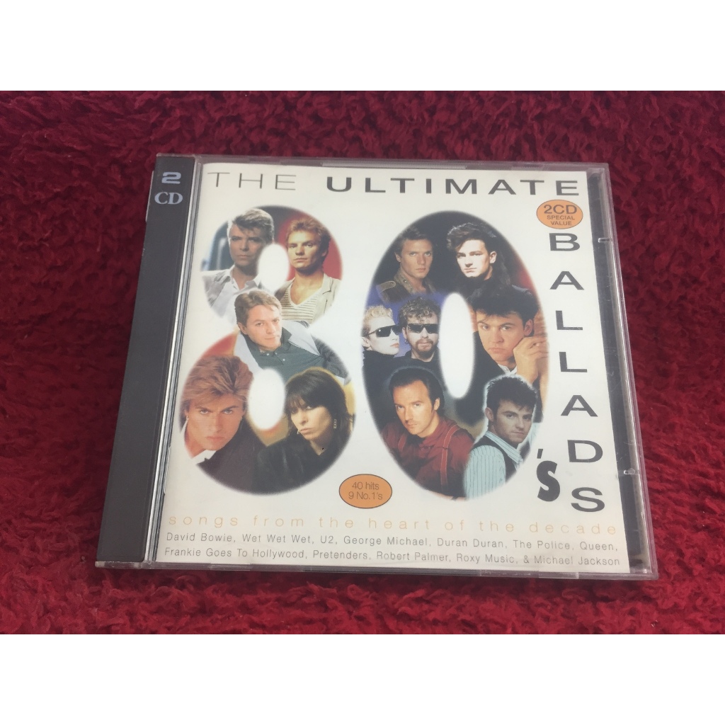 2 CD The Ultimate 80's Ballads (Songs From The Heart Of The Decade) สภาพตามปก CA65-63
