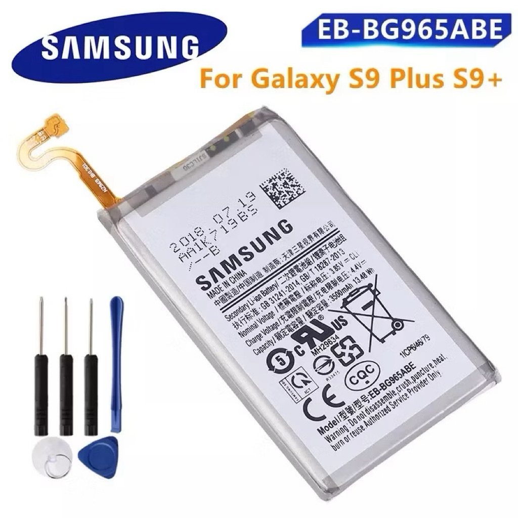 SAMSUNG Original EB-BG965ABEแบตเตอรี่3500MAhสำหรับSamsung Galaxy S9 Plus SM-G965F G965F/DS G965U G96