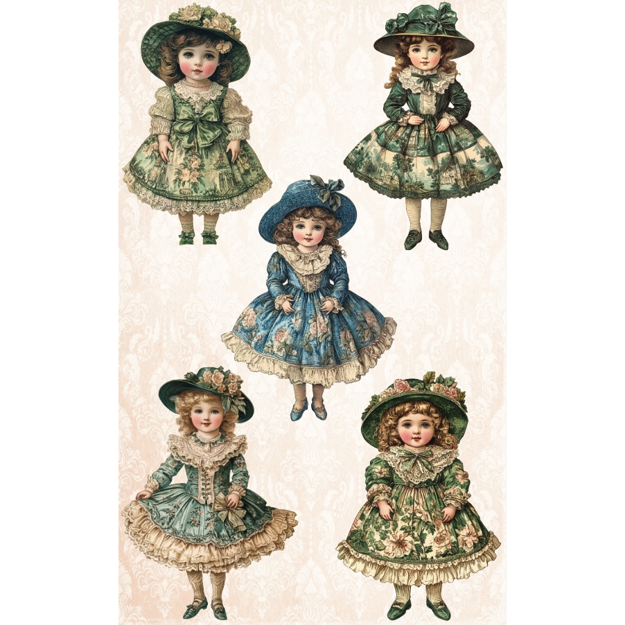 Dolly eee042 ผ้าพิมพ์ลาย