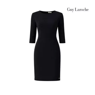Guy laroche Super black ชุดเดรส ทรงสอบ สีดำ G9Z4BL