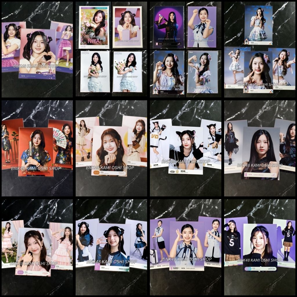 นีญ่า NIYA BNK48 ของสะสม [ 3/6 ] Comp คอมพ์ แอคพิเศษ Rare photoset แอคเข้างาน ปก Special act