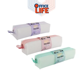 E-File (อี-ไฟล์) กระเป๋าซอฟท์ กระเป๋าดินสอ SOFT POUCH SERIES รุ่น CPK96 / CPK97 / CPK98 ( 1 ใบ คละสี )