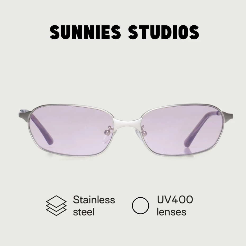 Sunnies Studios Aspen (แว่นกันแดดทรงสี่เหลี่ยม สำหรับยูนิเซ็กส์)