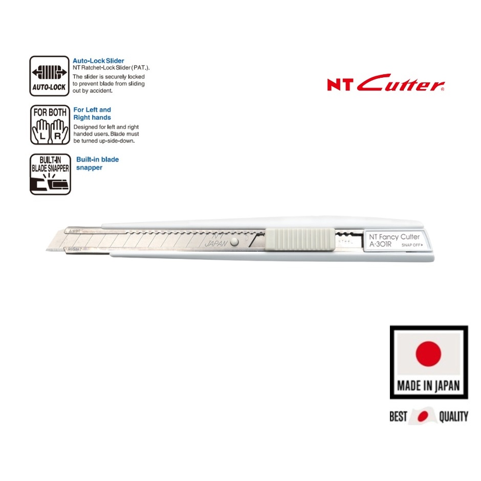 (KTS) คัตเตอร์ NT A-301RP คละสี ของแท้ 1000% Made in JAPAN ราคาพิเศษ!!!!