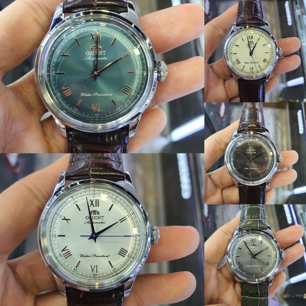 นาฬิกาข้อมือ Orient Bambino 38 มิล(ไม่มีช่องวันที่)รุ่นใหม่ล่าสุดาข้อมือ Orient Bambino Classic 38 ม