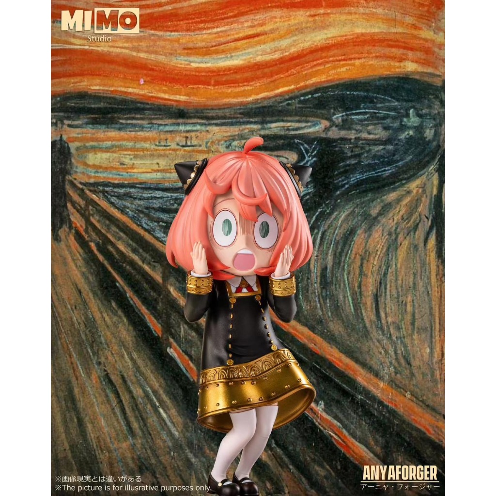 Mimo Studio - Anya Art Museum The Scream โมเดล เรซิ่น ของแท้ มือใหม่ พร้อมส่ง